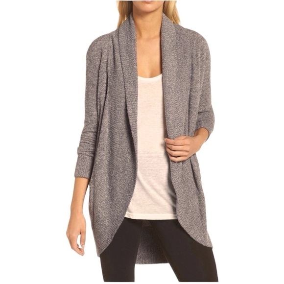Barefoot Dreams Sweaters - Barefoot Dreams | CozyChic Lite Open Circle Cardigan Lite Lavender Size Mediun